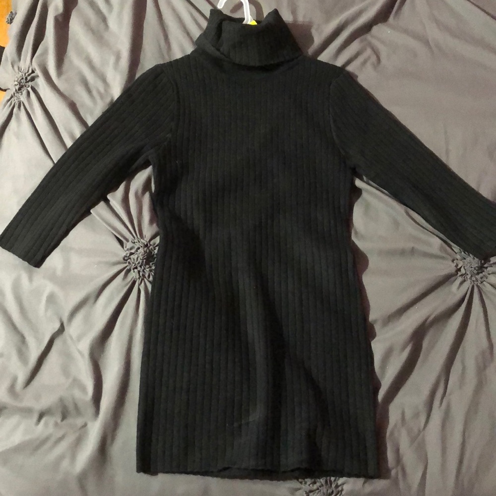 Pink Lily black sweater dress